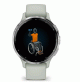 Venu 3S -GPS Silver Stainless Steel Bezel with Sage Gray Case and Silicone Band - 010-02785-01 - Garmin